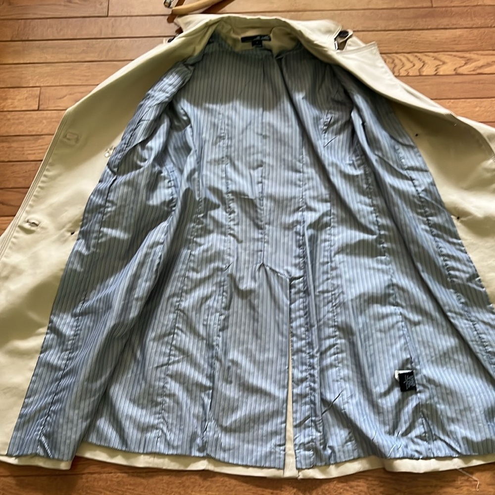 Willi Smith Double-Breasted Trench Coat - Picture 8 of 16